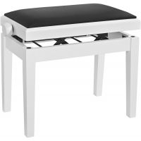 K&M 13926 Banquette blanc mat, assise imitation cuir - Vue 2
